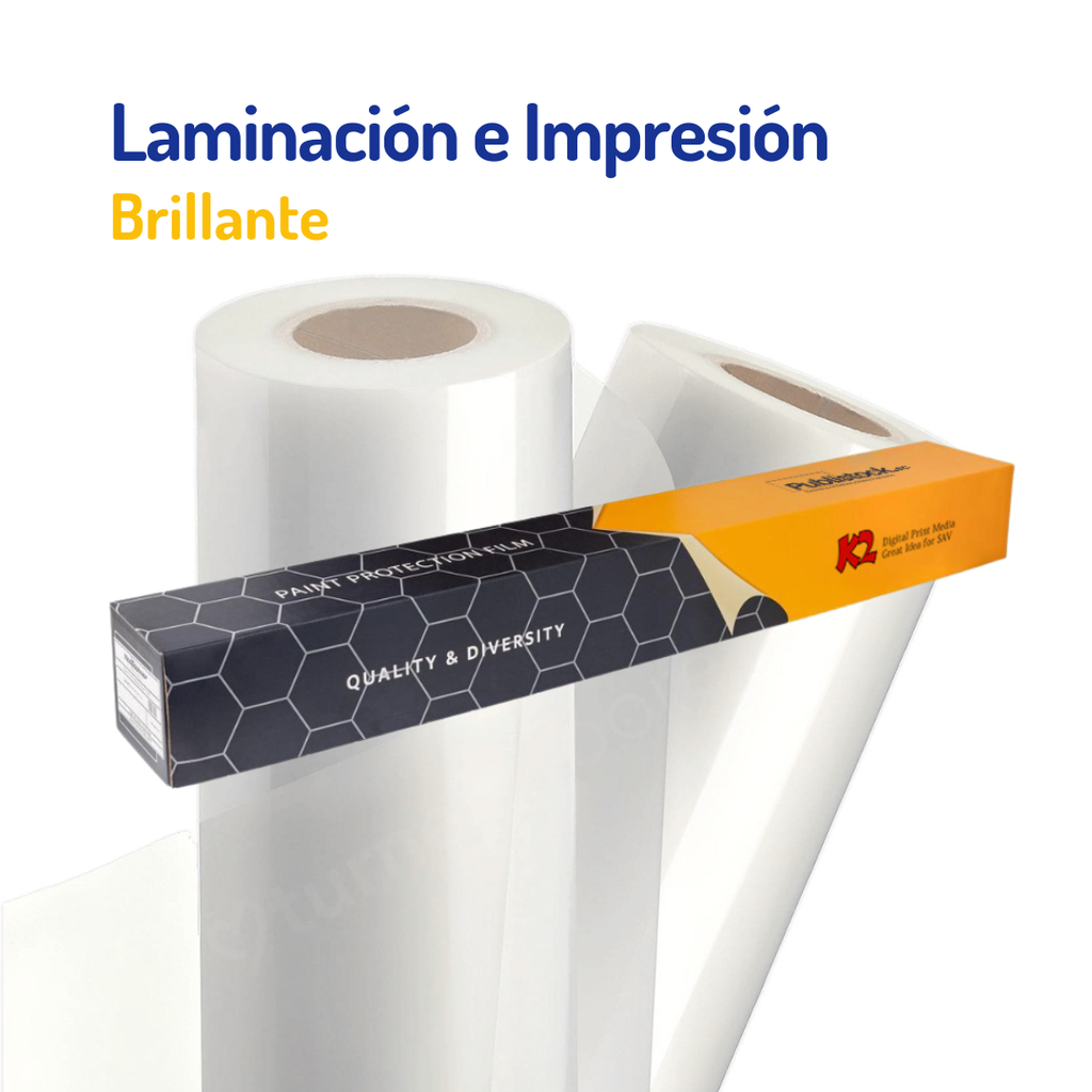 Vinyl Trans Laminación Impresión Brillante 80μm