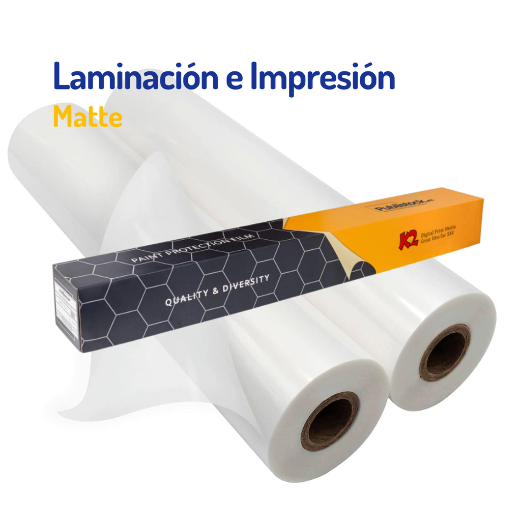 Vinyl Trans Laminación Impresión Matte 80μm