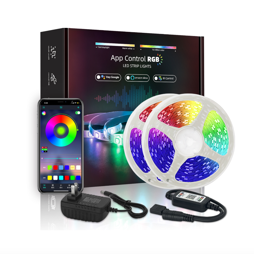 LED / RGB, 5m /roll, Bluetooth app + Control