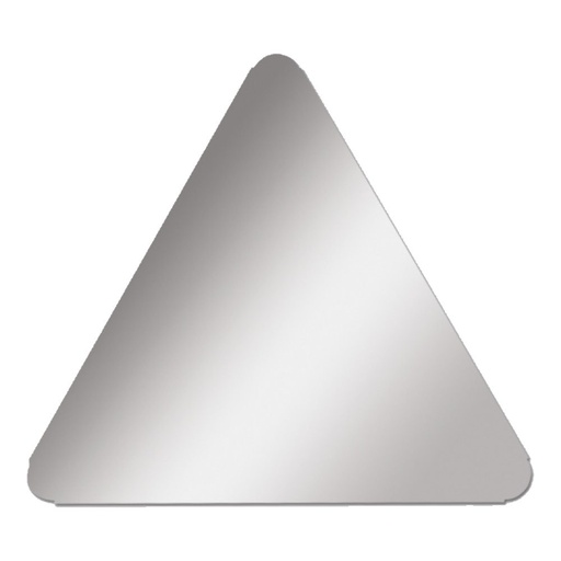 Placa Triangular de Aluminio Anodizado